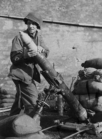 Joe Spatola, the battle of Forbach, early March 1945, with 99th Chemical Mortar Battalion in support of 70th Infantry Division.