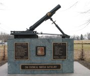 Memorial at Edgewood to 2nd Cml Mortar Bn – click to enlarge